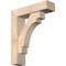 Ekena Millwork Merced Block Smooth Bracket w/ Offset Brace, Douglas Fir, 5 1/2"W x 20"D x 24"H BKT0604X20X24MRC05SDF - alternate 1
